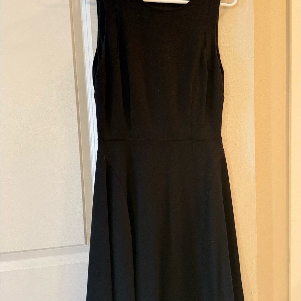 DKNY Classic Black Midi Dress